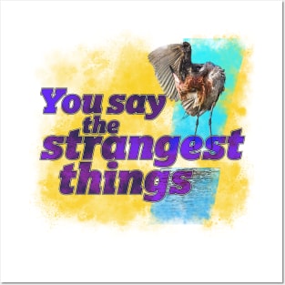 You say the strangest things! Posters and Art